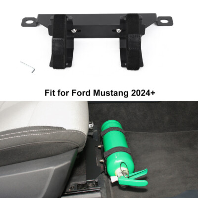 Fire Extinguisher Bottle Tie Bracket Under Driver Seat Holder For Mustang 2015+