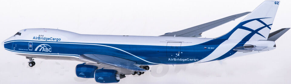 1:400 JC Wings AirBridgeCargo BOEING 747-8F Passenger 1:400 JC Wings AirBridgeCargo BOEING 747-8F Passenger