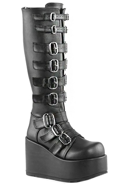 demonia wedge boots