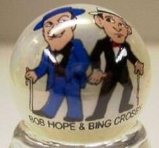 Bob Hope Bing Crosby 1" Glass Logo Marble