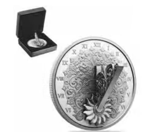 2025 Canada 1 oz .999 Silver Proof $20 The Sundial 3D Coin BOX COA Mintage 5000