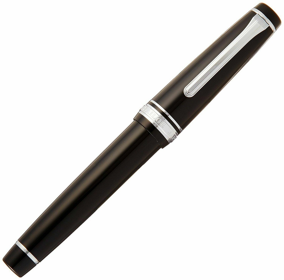 SAILOR 万年筆 EF 11-2037-120 Sailor Professional Gear Silver Fountain Pen Black Extra Fine Nib