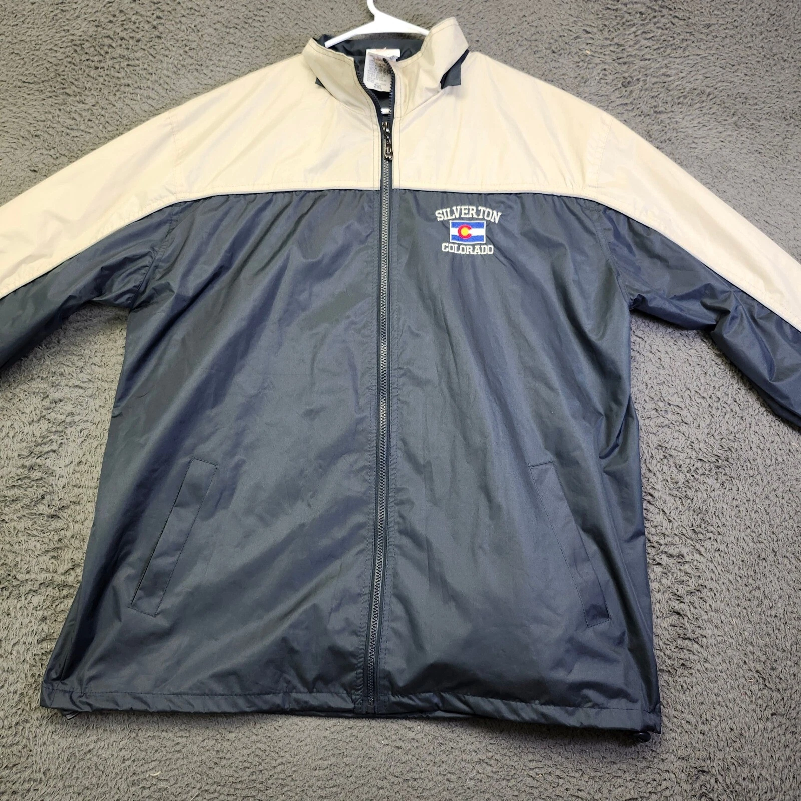 Silverton Colorado Windbreaker Jacket Embroidered Logo 2XL Dimco Apparel