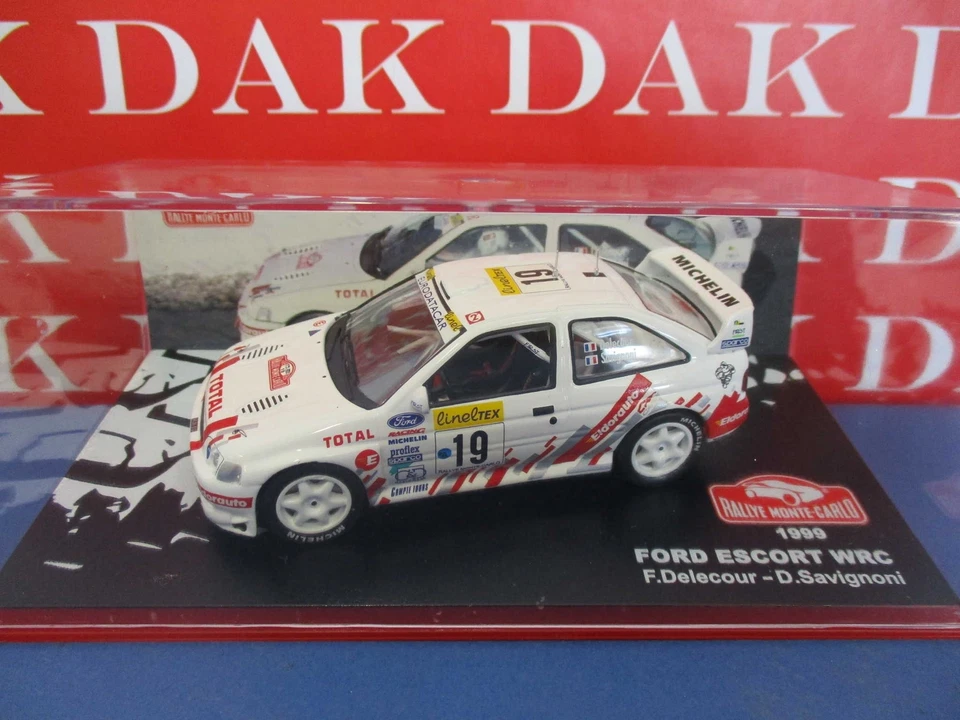 Die cast 1/43 Modellino Auto Ford Escort WRC Rally Monte Carlo 1999 F. Delecour - Immagine 4 di 4