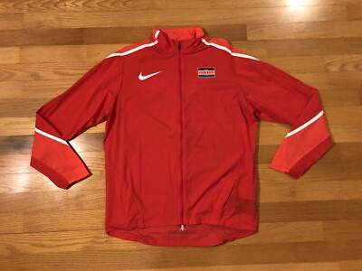 New M Nike Pro Elite Kenya Team Issue Dri-Fit Lightweight Jacket 800585-611 Men