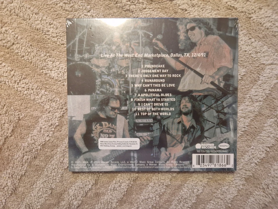Van Halen 2025 "Live In Dallas 1991 " - Bild 2 von 2