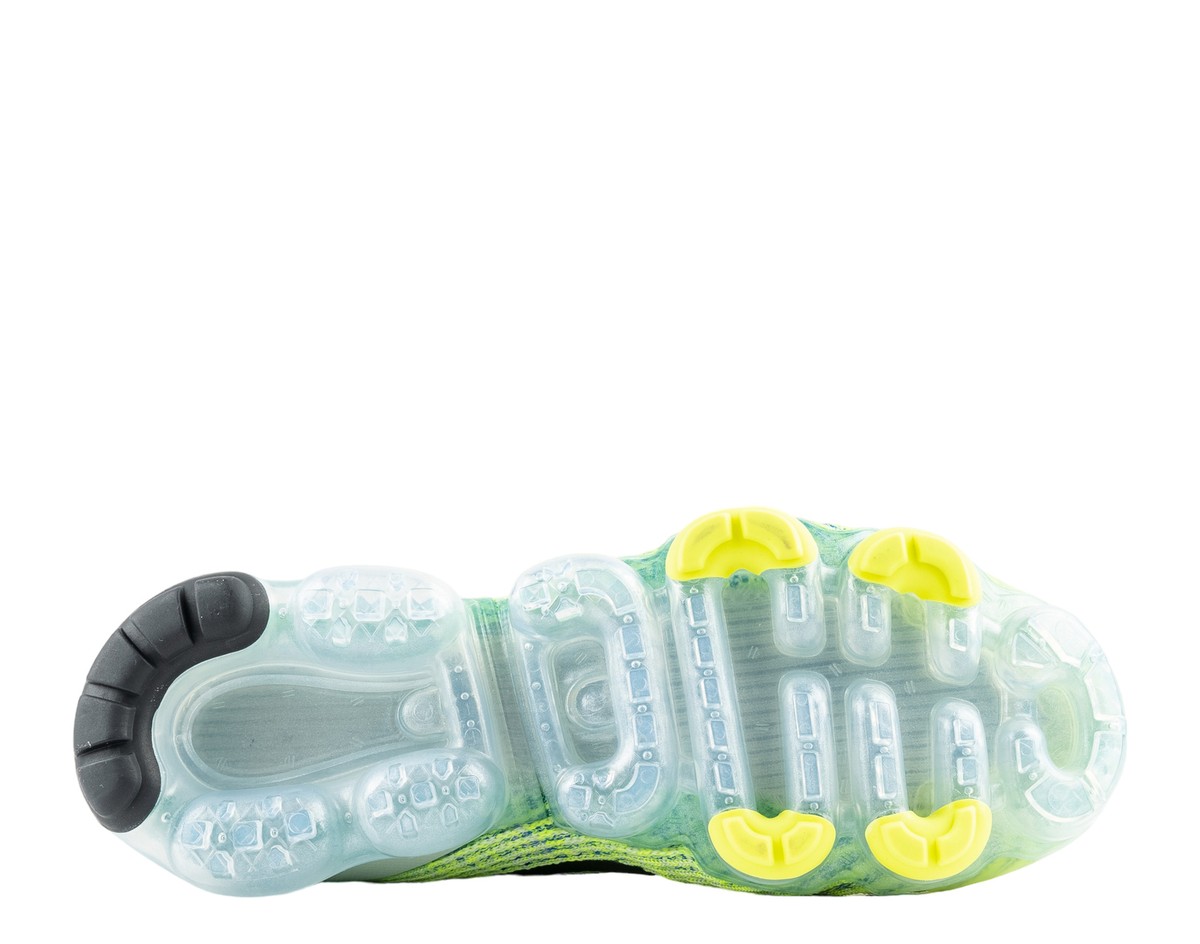 靴 Air VaporMax Flyknit 3 \"Gunsmoke Volt\" Nike Air Max Vapormax Flyknit 3 Silver/Black-Volt Men's