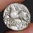 New ListingAncient Celtic Coin Gaul Silver Quinarius 80Bc Sequani Tribe Horse Design Doci