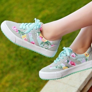 womens floral canvas shoes