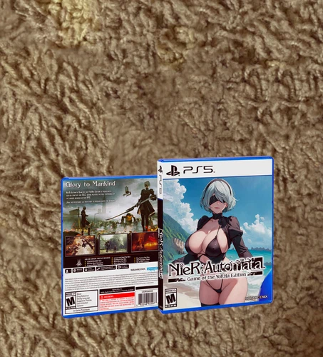 Nier Automata PS5 CUSTOM COVER ART & CASE - NO GAME