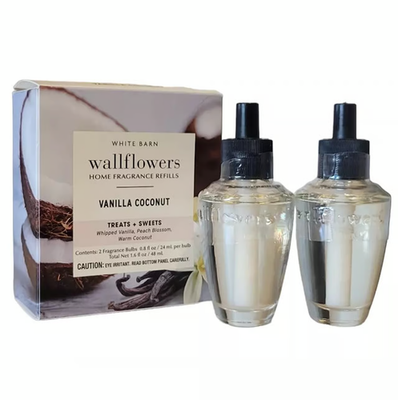Bath & Body Works Vanilla Coconut Wallflowers Fragrance Refill