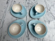 Nigella Lawson Espresso cups x 4 Blue Ceramic designed by Sebastian Conran