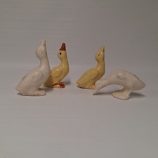Vintage Ceramic Duck & Goose Figurines   Set ...