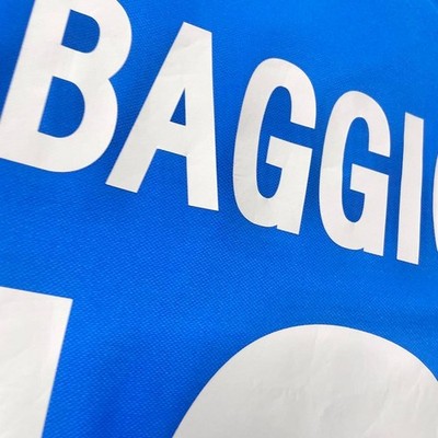 Roberto Baggio Italy 2002-2003 Kappa Home Jersey #10 Size XL Free