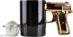UCEC Ceramic Gun-Shaped Coffee Mug - Unique Father's Day Gift Idea for Men - Cof