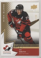 2020 Upper Deck Team Canada Juniors Men's U-20 High Gloss 1/25 Ty Smith #40 04u3