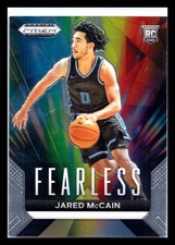 2024 Prizm Draft Picks Fearless #8 Jared McCain RC Rookie