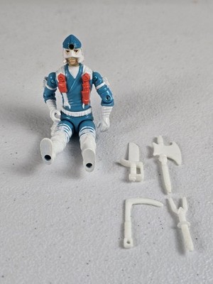 VTG Hasbro GI Joe 1991 Bushido Snow Ninja Force Figure W/ Weapons Not Complete