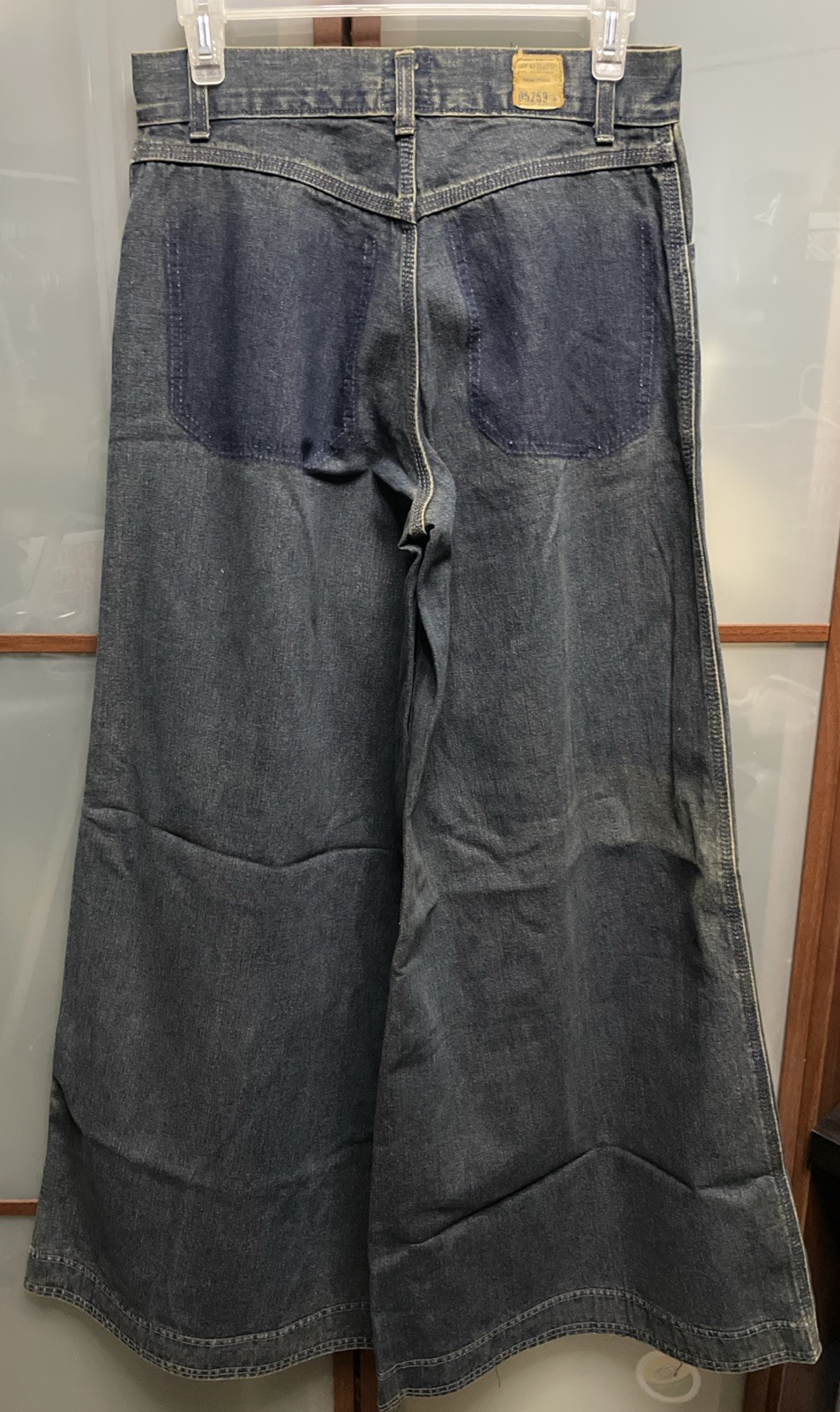 Life & Legend Super Wide Flare Leg Denim Jeans Size 10 Vintage Y2K 90s Rave JNCO
