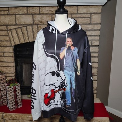Unique Snoopy/Gary Allan Graphic Hoodie Large