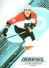 2024-25 Upper Deck Credentials #91 Tyson Foerster Philadelphia Flyers