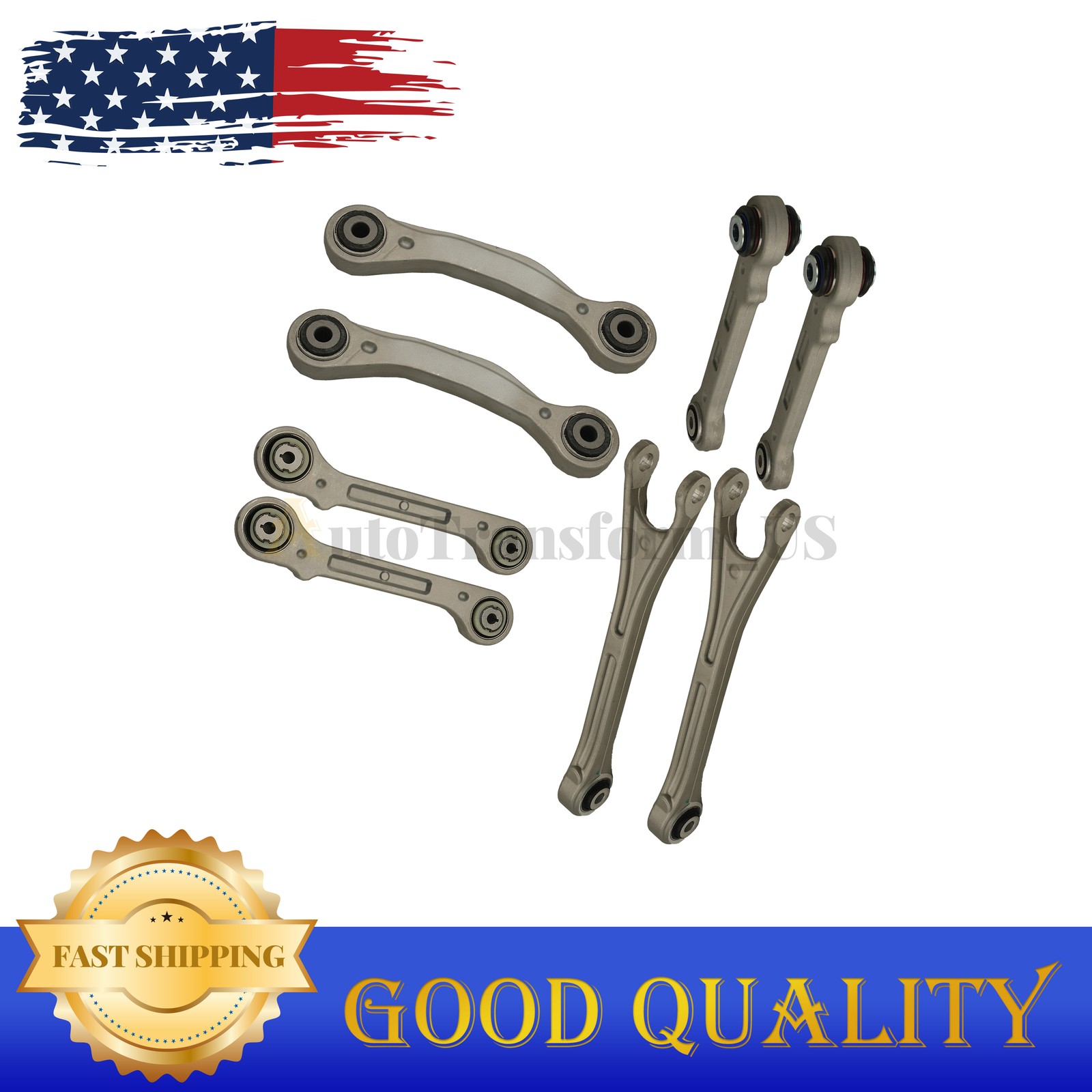NEW 8PCS For 2017+ Maserati Levante Rear Suspension Control Arm Kit