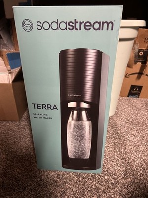 SodaStream Terra Black Soda Stream Machine CO2/Bottle