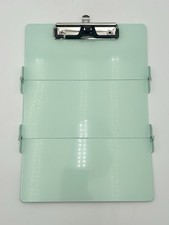 Nursing Edition Pocket Trifold Clipboard Aluminum With Reference Sheets Mint.