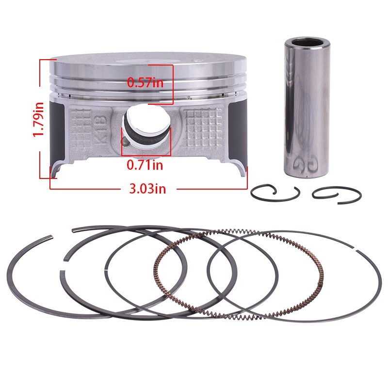 STD 77mm Piston & Rings Pin Kit for HONDA ADV350 FORZA350 NSS350A