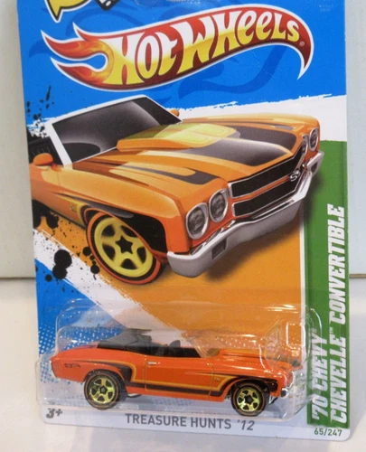 HOT WHEELS TREASURE HUNTS ~REDLINE '70 CHEVY CHEVELLE CONVERTIBLE~ READ ~