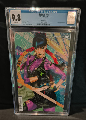 Batman #92 Stanley ''Artgerm'' Lau Variant CGC 9.8 NM/M 2020 DC KEY Punchline
