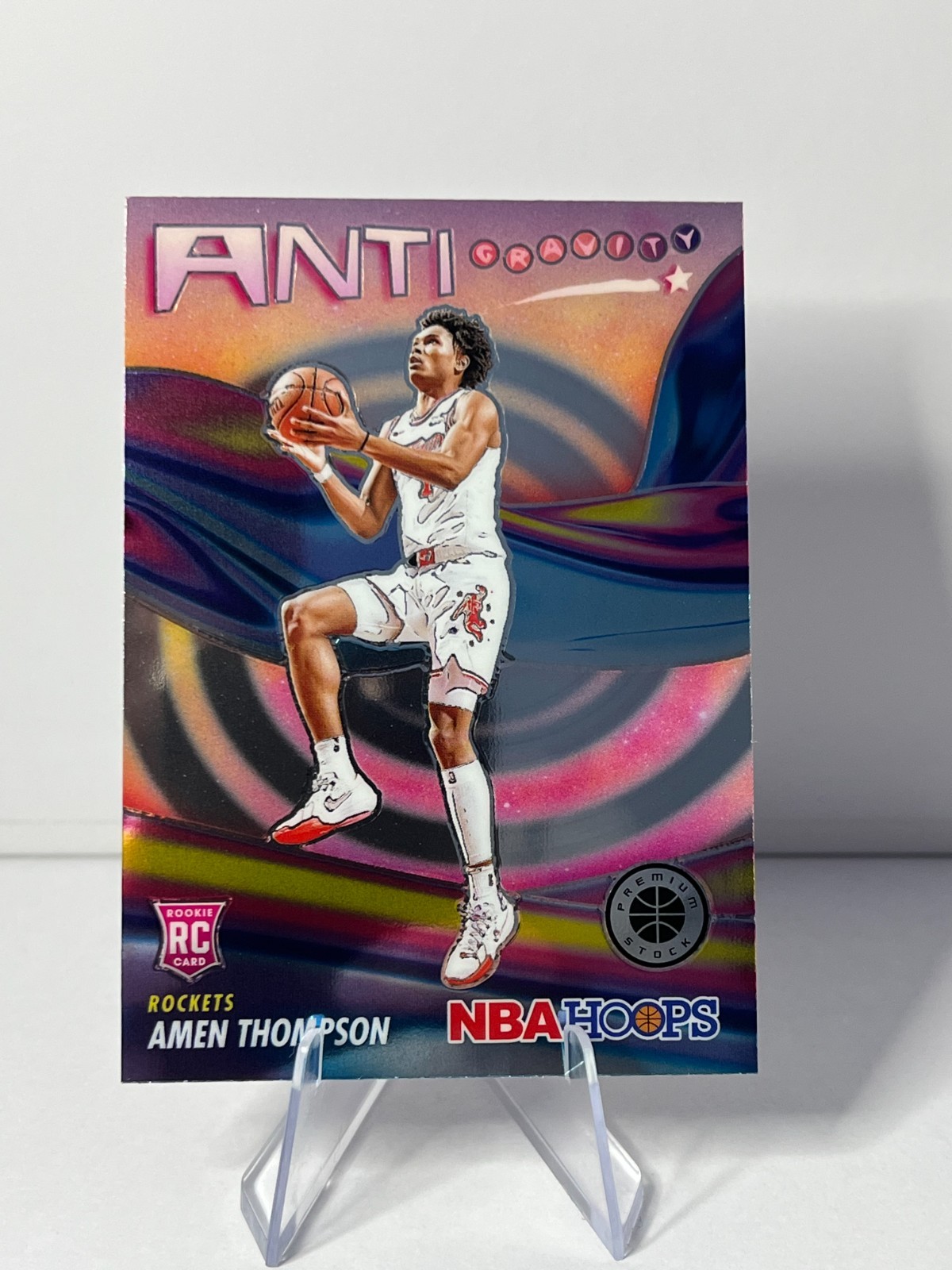 2023-24 Hoops Premium Stock Anti Gravity #16 Amen Thompson Houston Rockets