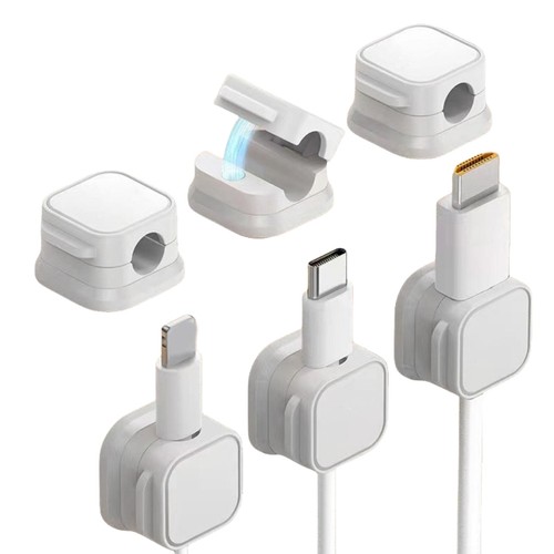 Mouse Wire Organizers Desktop Cable Clip Protectors Cord Winder Holder - 第 3/10 張圖片