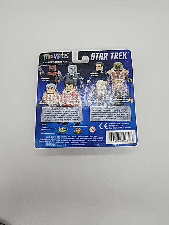 Star Trek Minimates Series Dos Paquetes Capitán Arquero y Dolim Foto 2 de 2