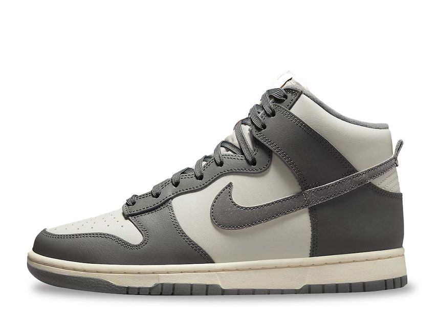 Nike Dunk High Retro SE Light Bone Vintage Tumbled Grey Sail DM0582-001 Men's