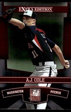 A.J. Cole 2010 Donruss Elite Extra Edition #63 Nationals MLB READ FREE SHIPPING