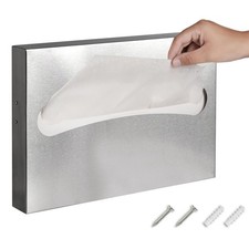Toilet Seat Cover Dispenser,Commercial Stainless Steel Brushed Toilet Seat Co...