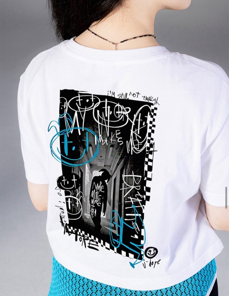 BTS J-HOPE Tシャツ XL 公式グッズ 未使用 BTS J-HOPE JACK IN THE BOX CROP TOP T-SHIRT XL JHOPE HOSEOK HOBI