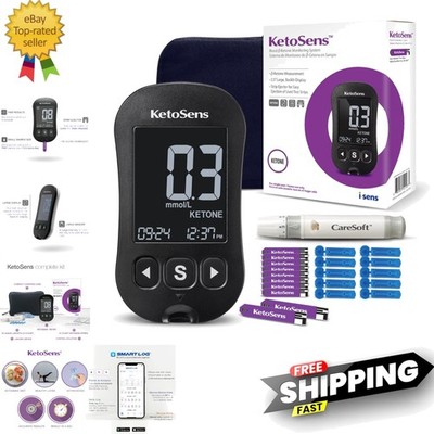 Made in Korea Keto Blood Ketone Meter Kit - 8 Second Results & App Compatible