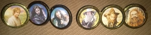 Lord Of The Rings MIDDLE EARTH  Cake Topper Rings Cupcake Decoration Party Loot