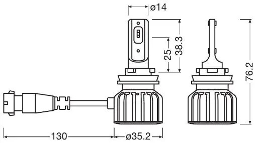 Lampadina LED 64211dwbrt-2hfb Osram - Miniatura 3