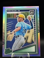 2025 Panini Donruss Optic Theo Gillen Rated Prospect #172 Silver Prizm (RC) 