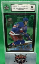 2020-21 UD Clear Cut Brandon Crawley Young Guns KSA 8