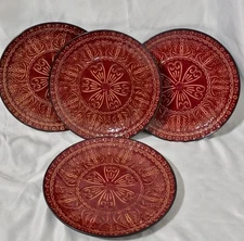 4 Piece Gibson Elite Milano Dinner Plates