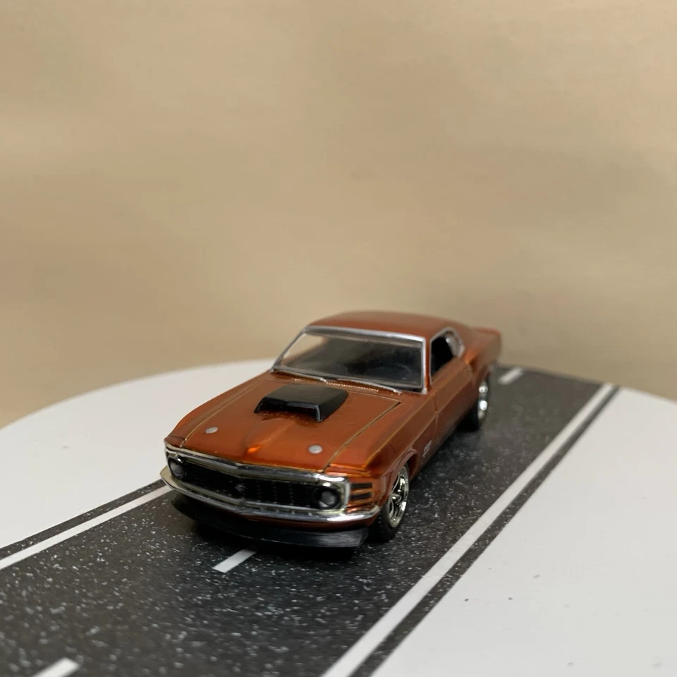 M2 Machines Auto-Drivers 1970 Ford Mustang Boss 429 Fastback Orange 1:64 NM - Image 3 of 4