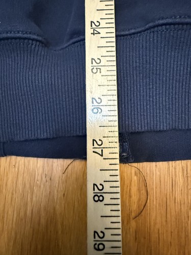 Carhartt Hoodie Mens Large Navy Blue Original Fit Rain Defender Workwear Zip Up - Picture 6 of 10