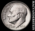 1960-D Roosevelt Dime- Silver- Choice Gem Brilliant Uncirculated+++ #J2102