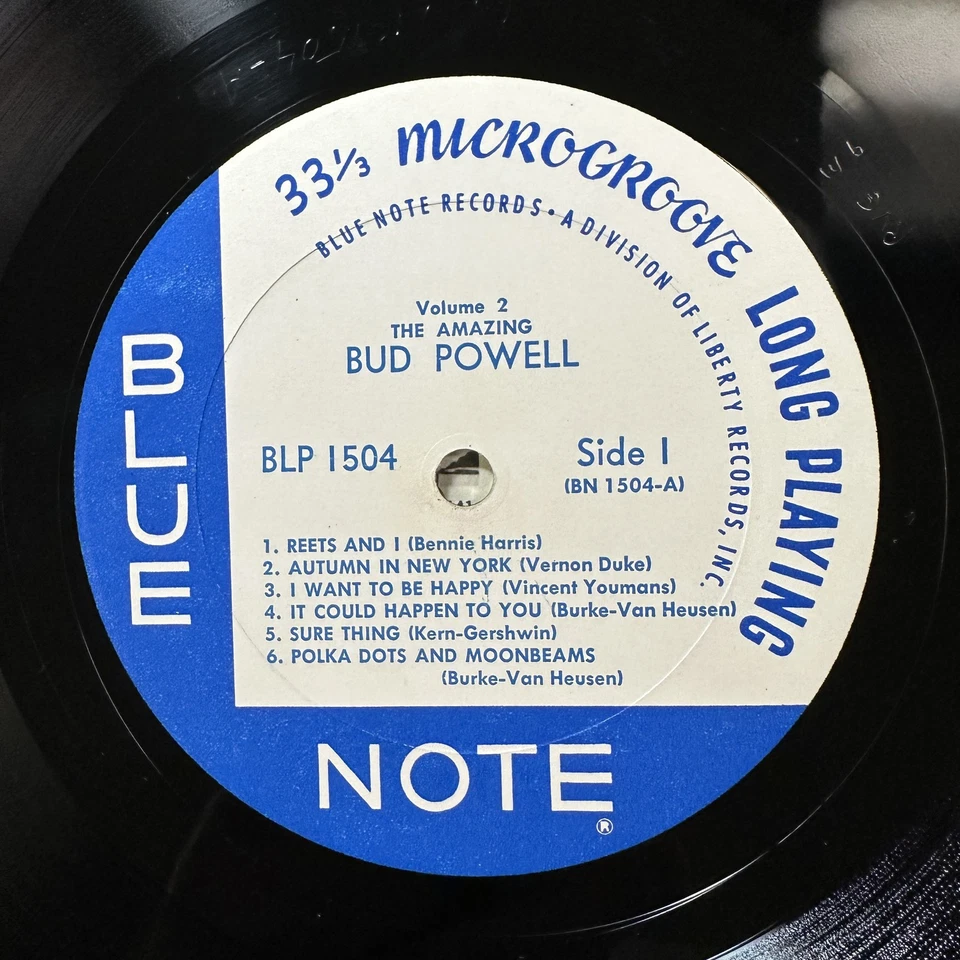 The Amazing Vol 2 Record Vinyl Bud Powell Blue Note BLP 1504 1966 Reissue - Image 3 of 4