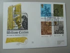 GB FDC 1976 William Caxton Benham Woodcut cover British Philatelic Exhibition xl