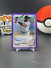 Raimfer Salinas 2020 Bowman Chrome 1st Purple Refractor /250 AUTO #CPA-RS (SP)